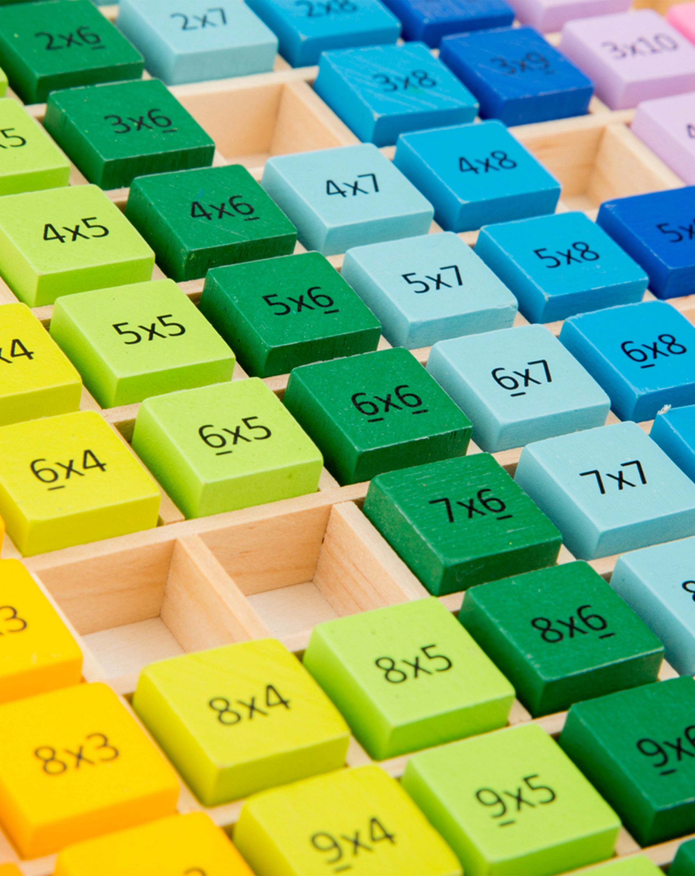 Rechenspiel MULTIPLIKATION aus Holz