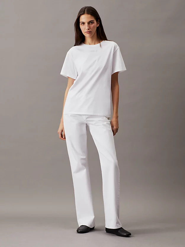 Camiseta slim de algodão