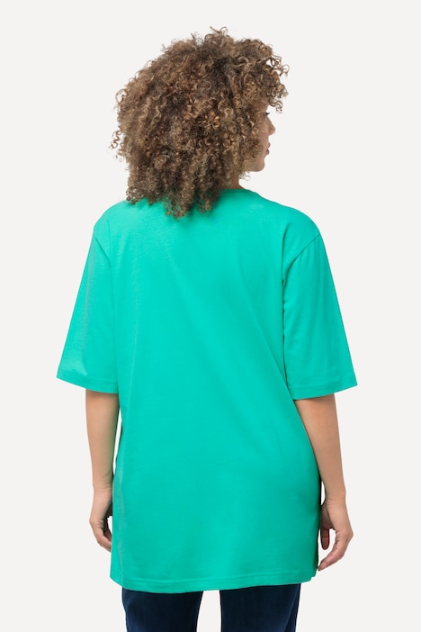 T-Shirt, V-Ausschnitt, Relaxed, Halbarm