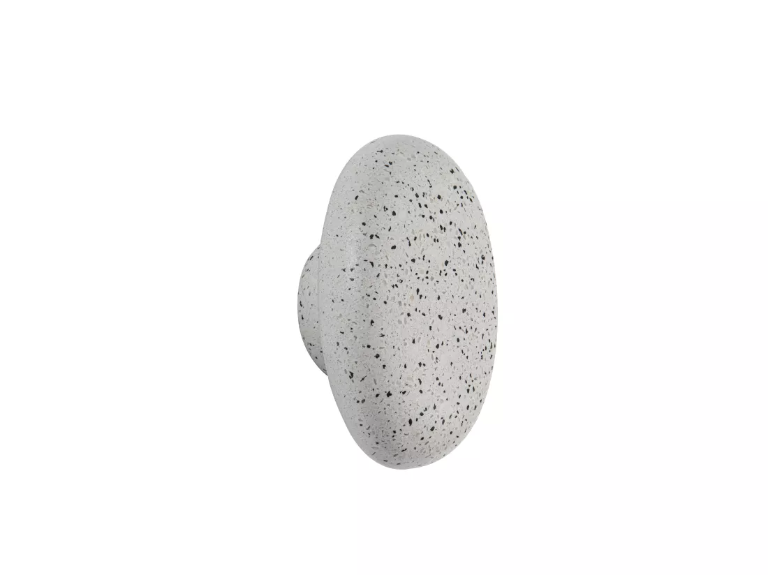 Lot de 3 patères de salle de bain en terrazzo - 3 tailles - STOCHI