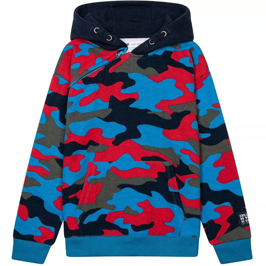 MINOTI Hoodie BlauRot