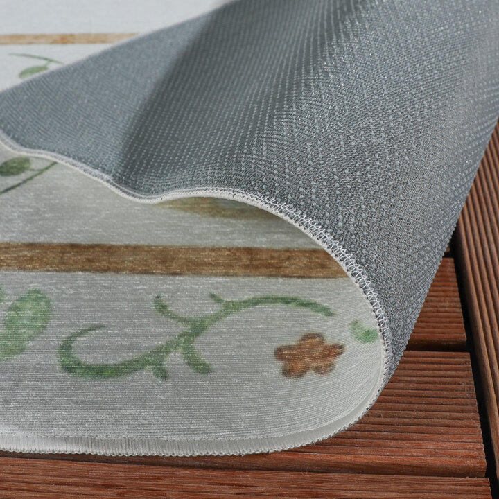 Buitenvloerkleed - Maui Border Wit