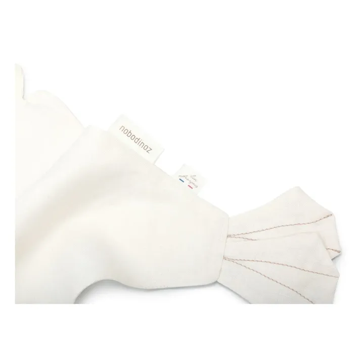 Nobodinoz Doudou lange Oiseau - Lin Français | Blanc