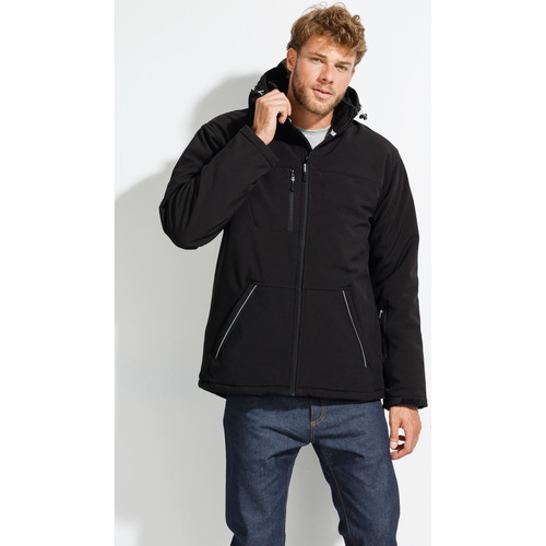 Sols - ROCK MEN WINTER SOFTSHELL Negro