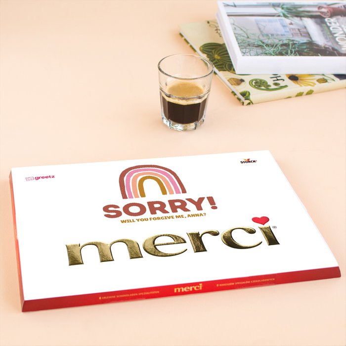 Merci | Sorry met eigen tekst | 675g