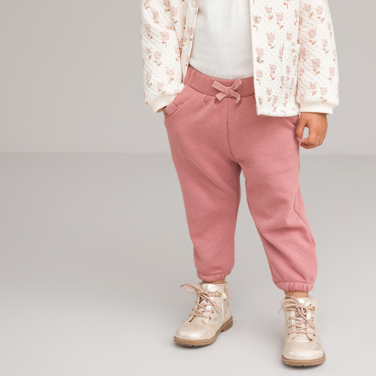 COLEÇÕES LA REDOUTE<br>Calças de moletom com lantejoulas
