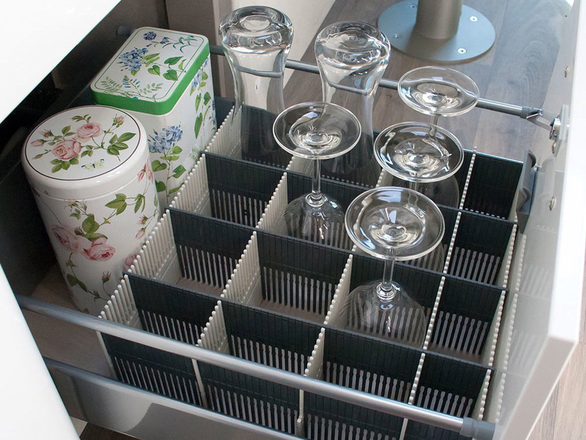 Purvario lade organizer - Grey Anthracite
