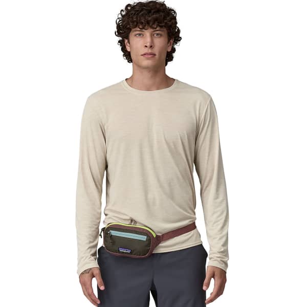 PATAGONIA PATAGONIA ULTRALIGHT BLACK HOLE MINI HIP PACK PATCHWORK: PINE NEEDLE GREEN