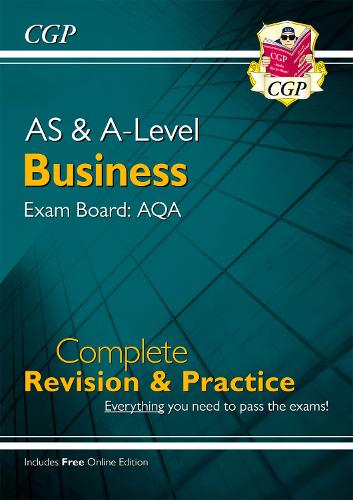 AS and A-Level Business: AQA Complete Revision & Practice - for exams in 2024 (with Online Edition) (Multiple items, part(s) enclosed)