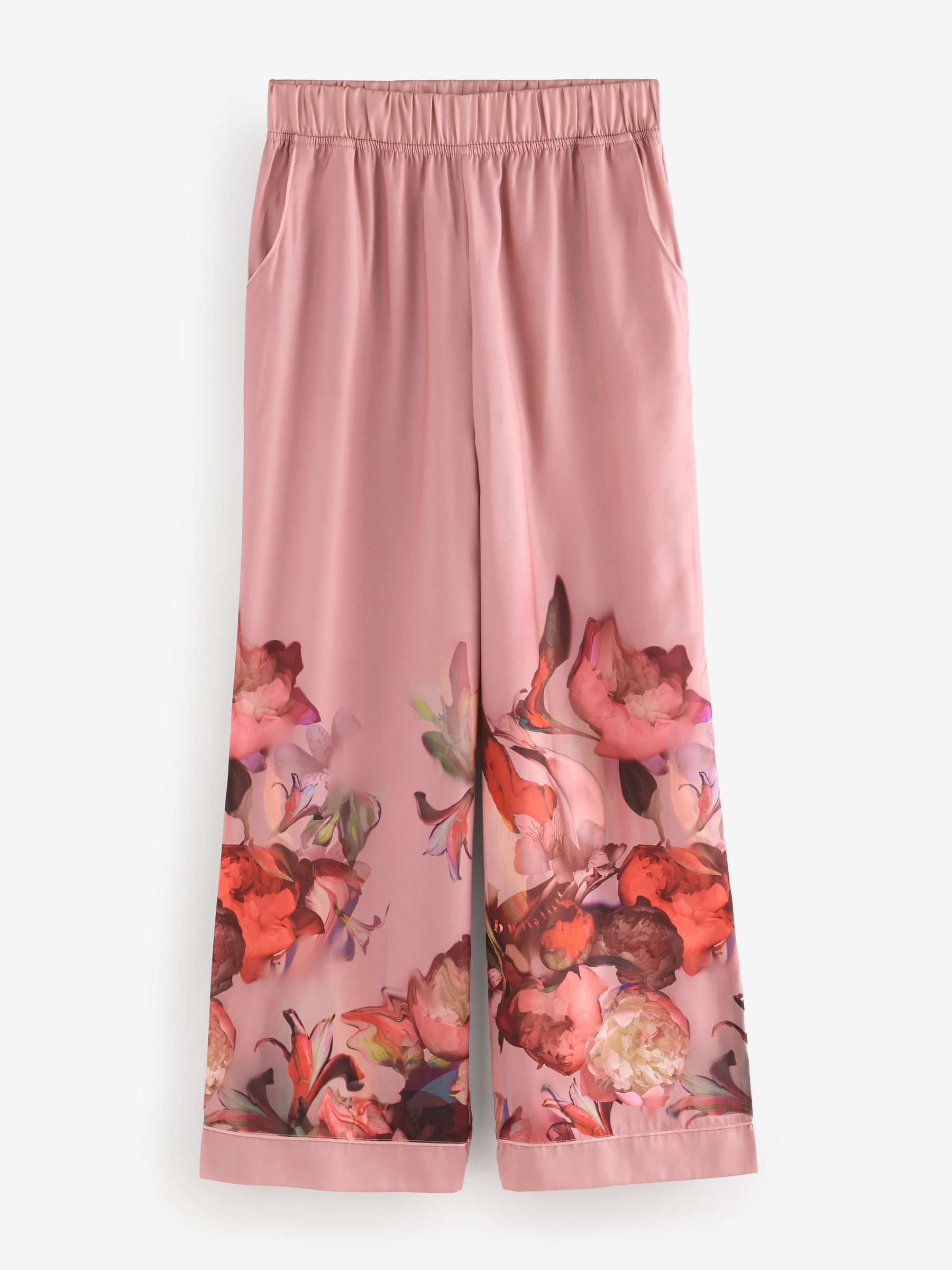 Roze - B by Ted Baker - Satijnen pyjama met knopen