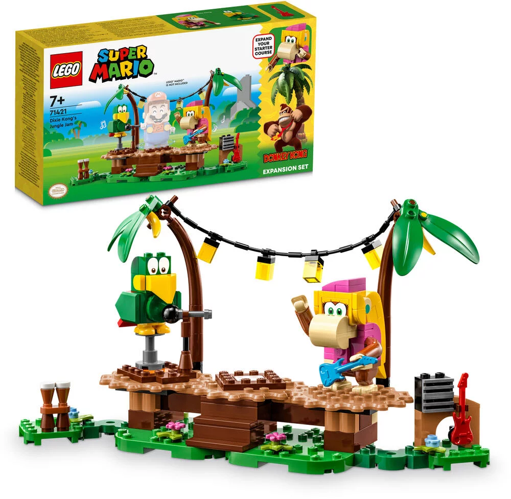 LEGO®SUPER MARIO™ 71421 - ENSEMBLE D'EXTENSION CONCERT DE DIXIE KONG DANS LA JUNGLE
