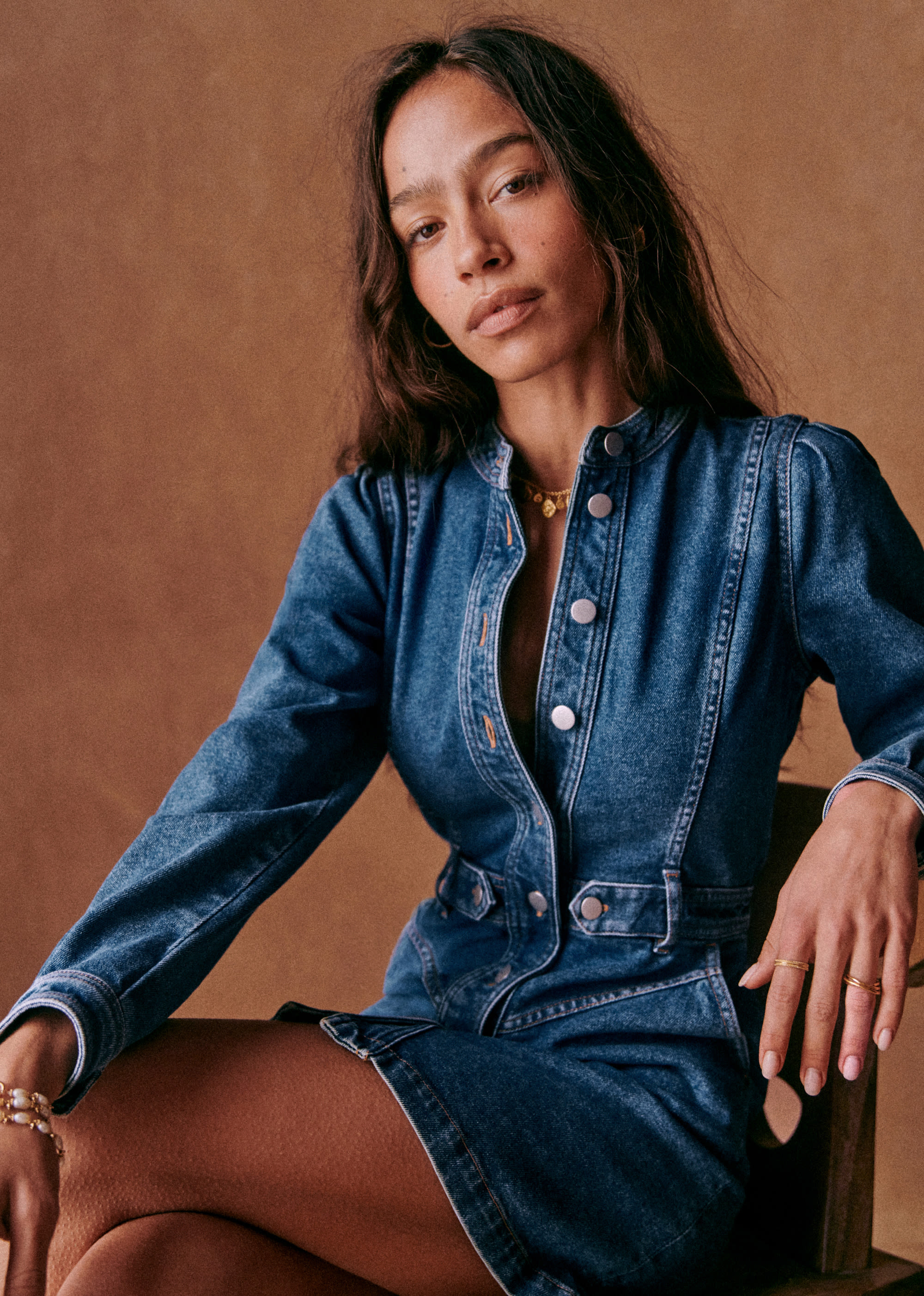 Robe Alberta - Denim - E-SHOP/ROBES 5905158