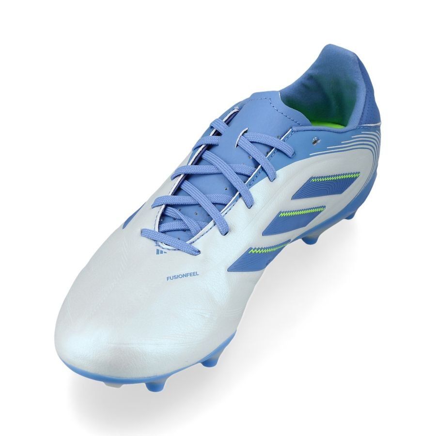 adidas Copa Pure League III FG/AG Celestial Victory - Bleu/Blue Fusion/Lucid Lemon Enfant