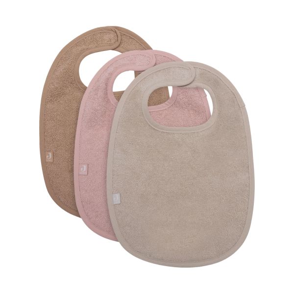 Jollein Slab - 3 Pack - Badstof - Wild Rose / Nougat / Biscuit