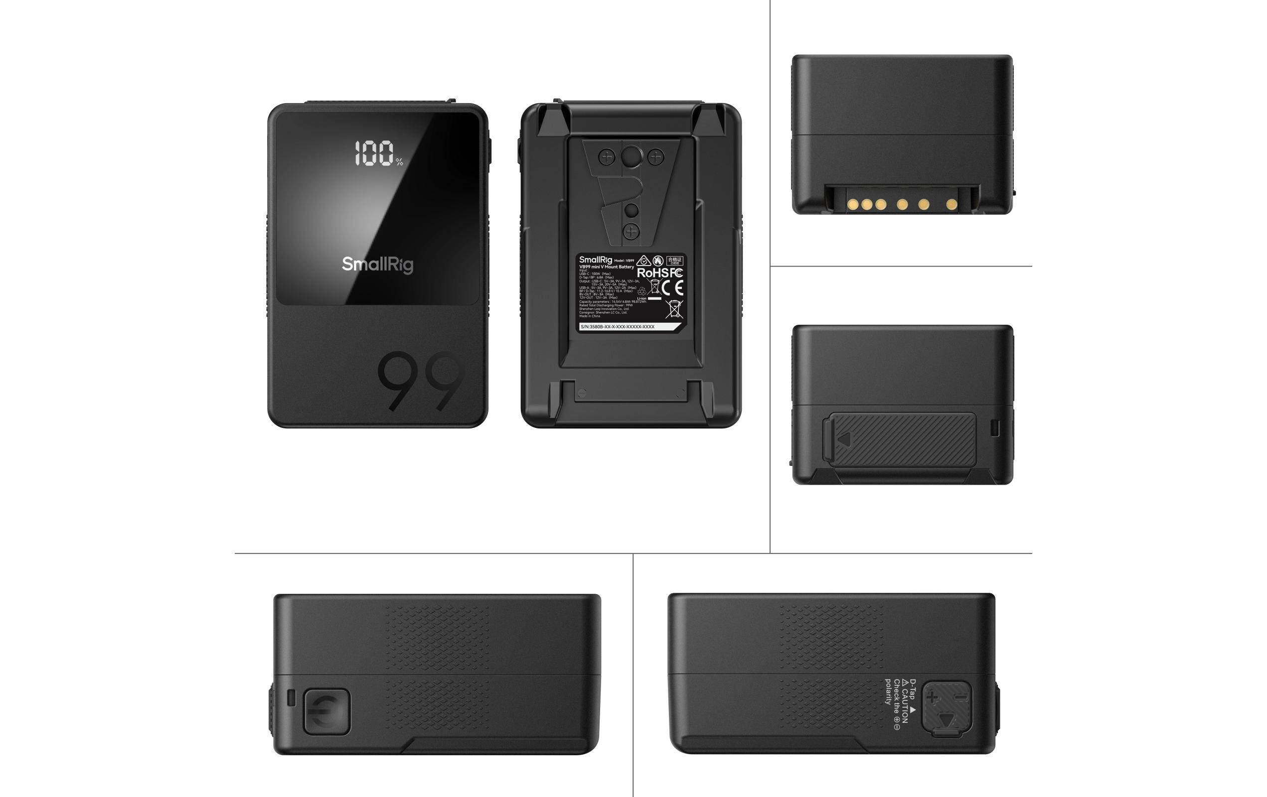 Videokamera-Akku VB99 Mini Kit V-Mount Akkuplatte<br>V-Mount-Akku mit Akkuplatte