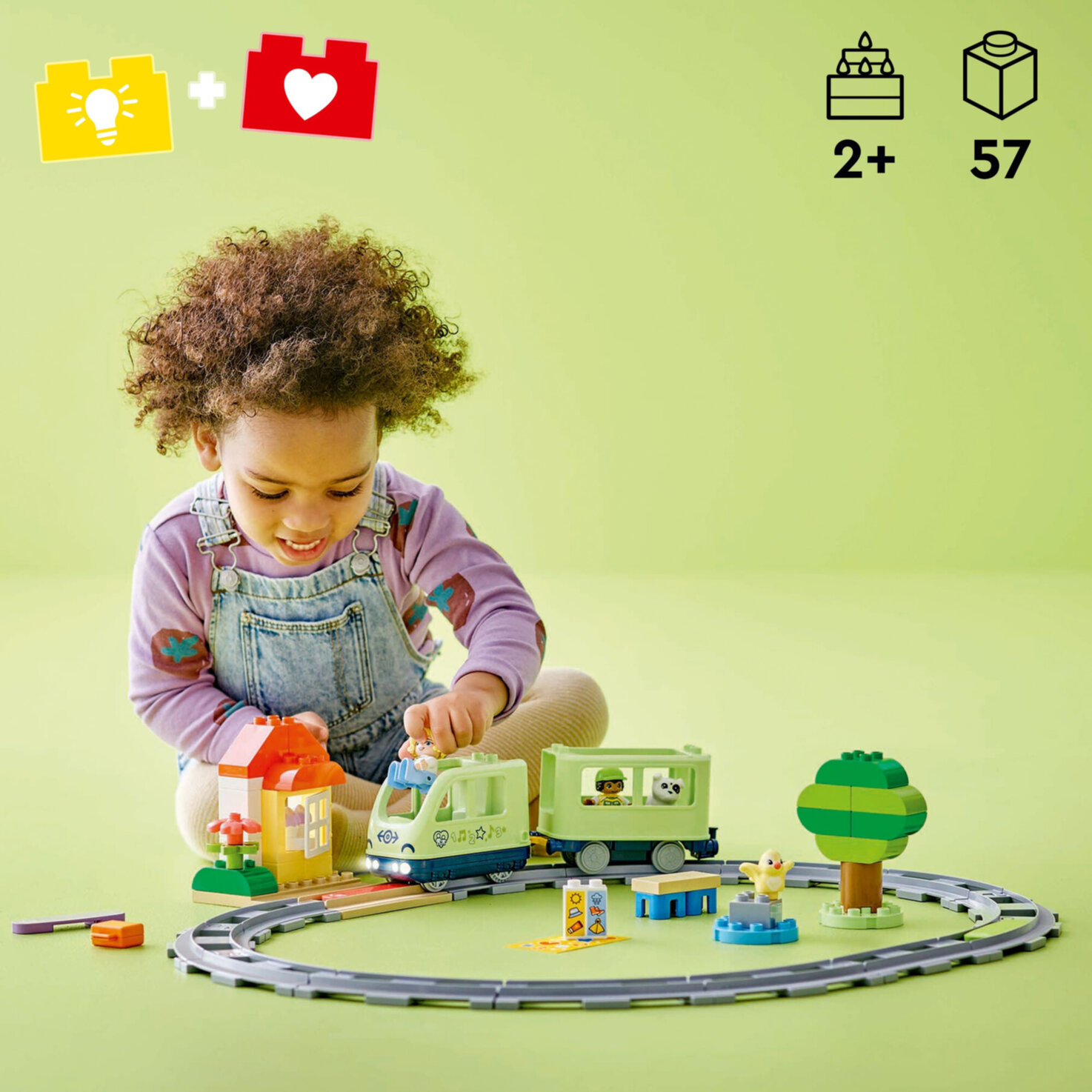 LEGO® DUPLO 10427 Town Interaktive Abenteuer-Eisenbahn 2+ Jahre