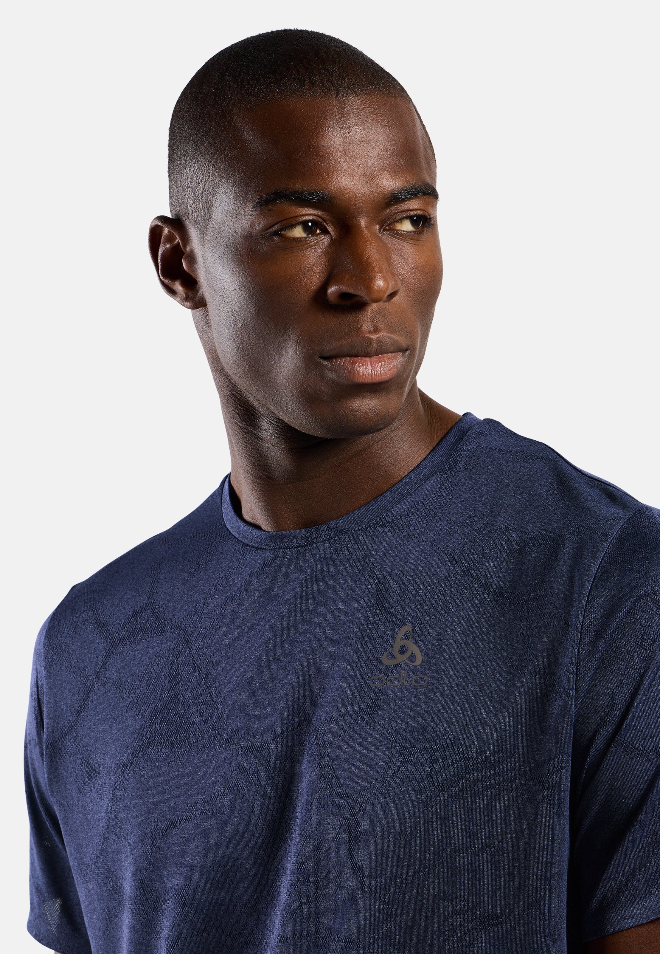 Zeroweight Engineered Chill-Tec Laufshirt in eclipse melange