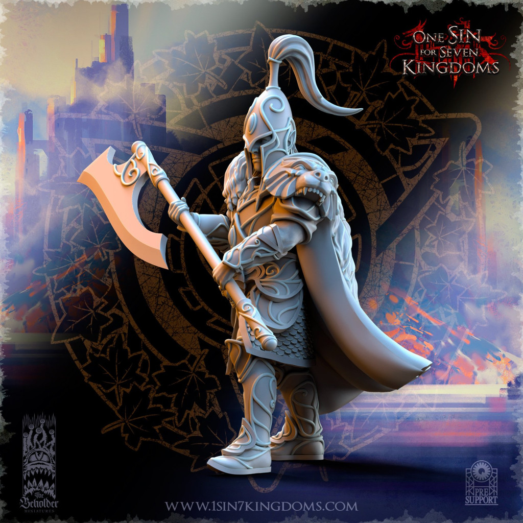 The Beholder Miniatures - Elfes - 8 Gardiens de l'Ours
