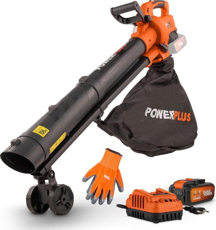 Powerplus - POWDPGBVS1 - Bladblazer - 40V - Set met 2x20V 2.5Ah Batterij en Lader