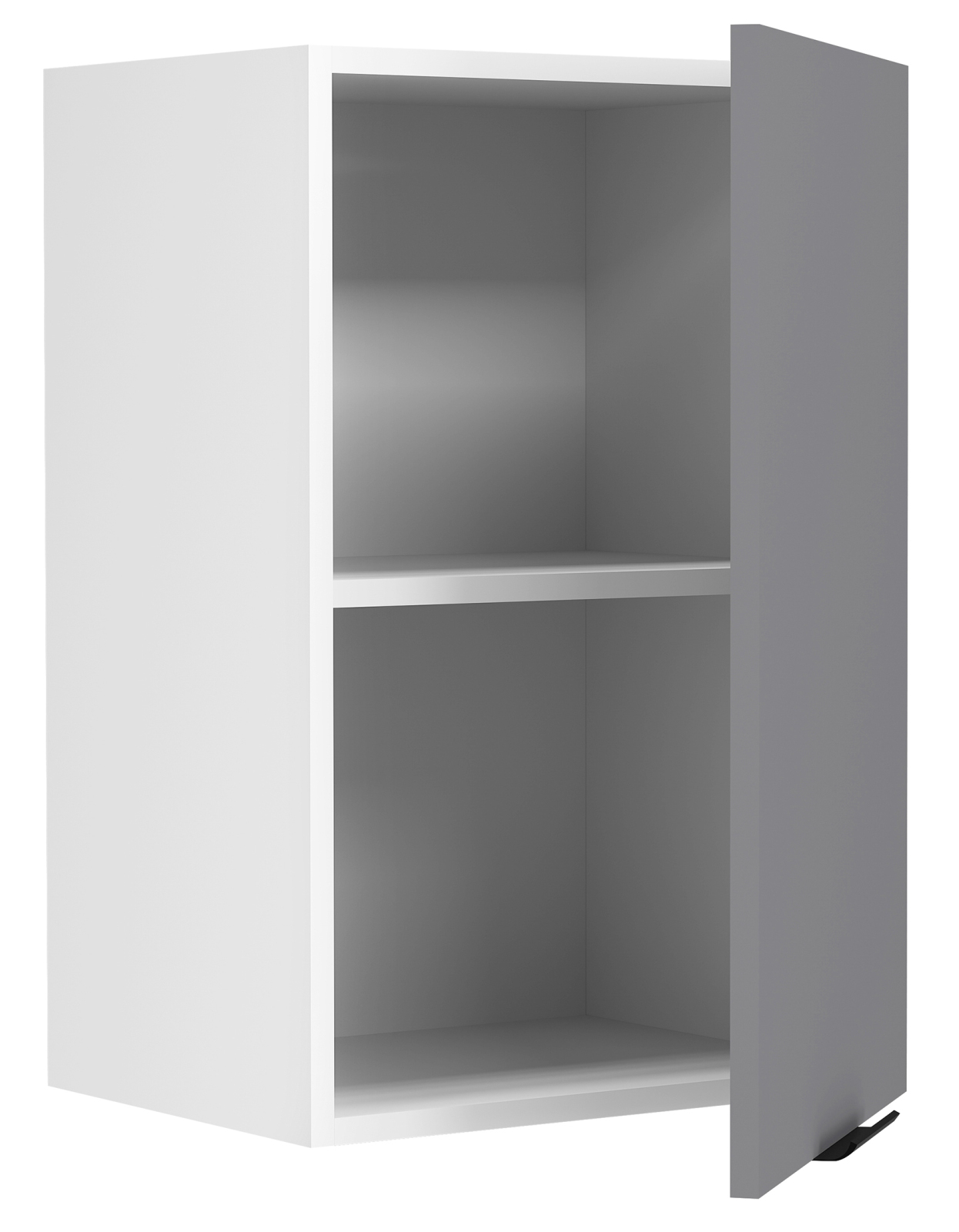 Hängeschrank FASOLA - weiß-anthrazit - 40 cm
