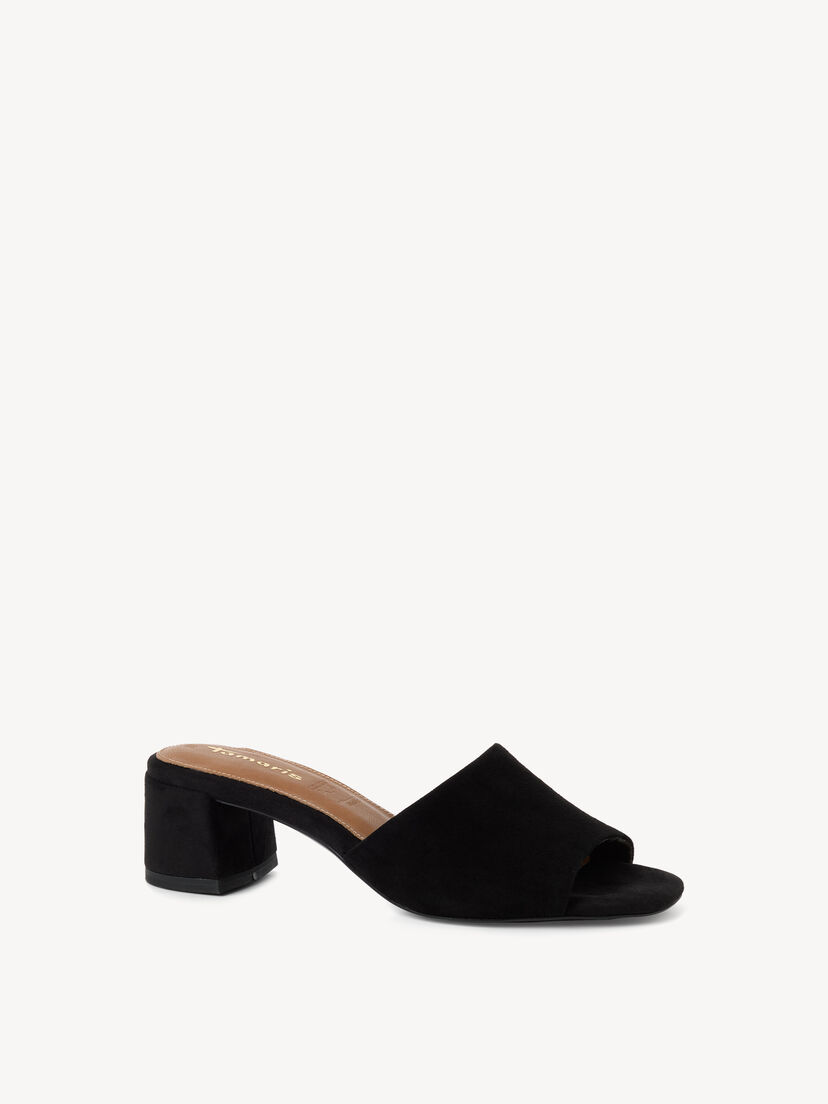 Leren Slipper - zwart