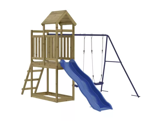 Aire de jeux d'extérieur bois de pin imprégné
