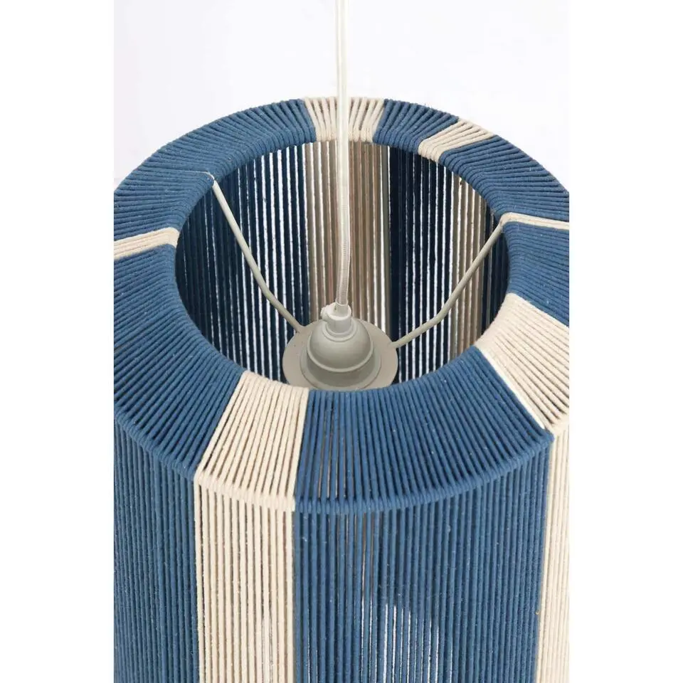 Light & Living - Kozana hanglamp Ø36x43 cm - blauw crème