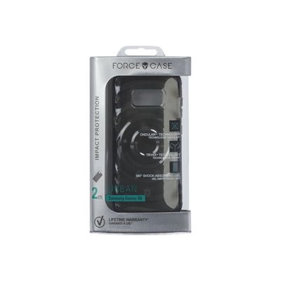Force Case Urban - Coque de protection pour Galaxy S8 - transparent/gris foncé