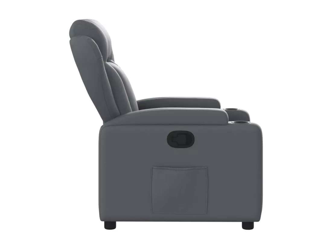 Fauteuil inclinable Gris Similicuir