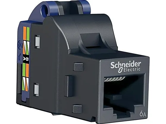 Actassi konnektor RJ45 Cat 6A S1 UTP til dataudtag og patchpanel Godkendt til 4PPoE, 12 stk - (12 stk.)