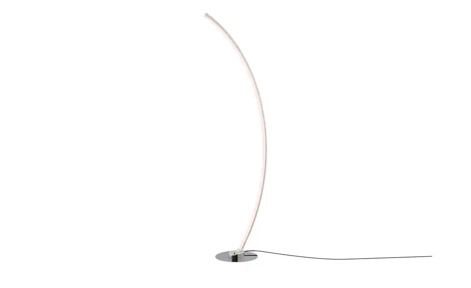 KHG LED-Stehleuchte, chrom mit Farbwechsler