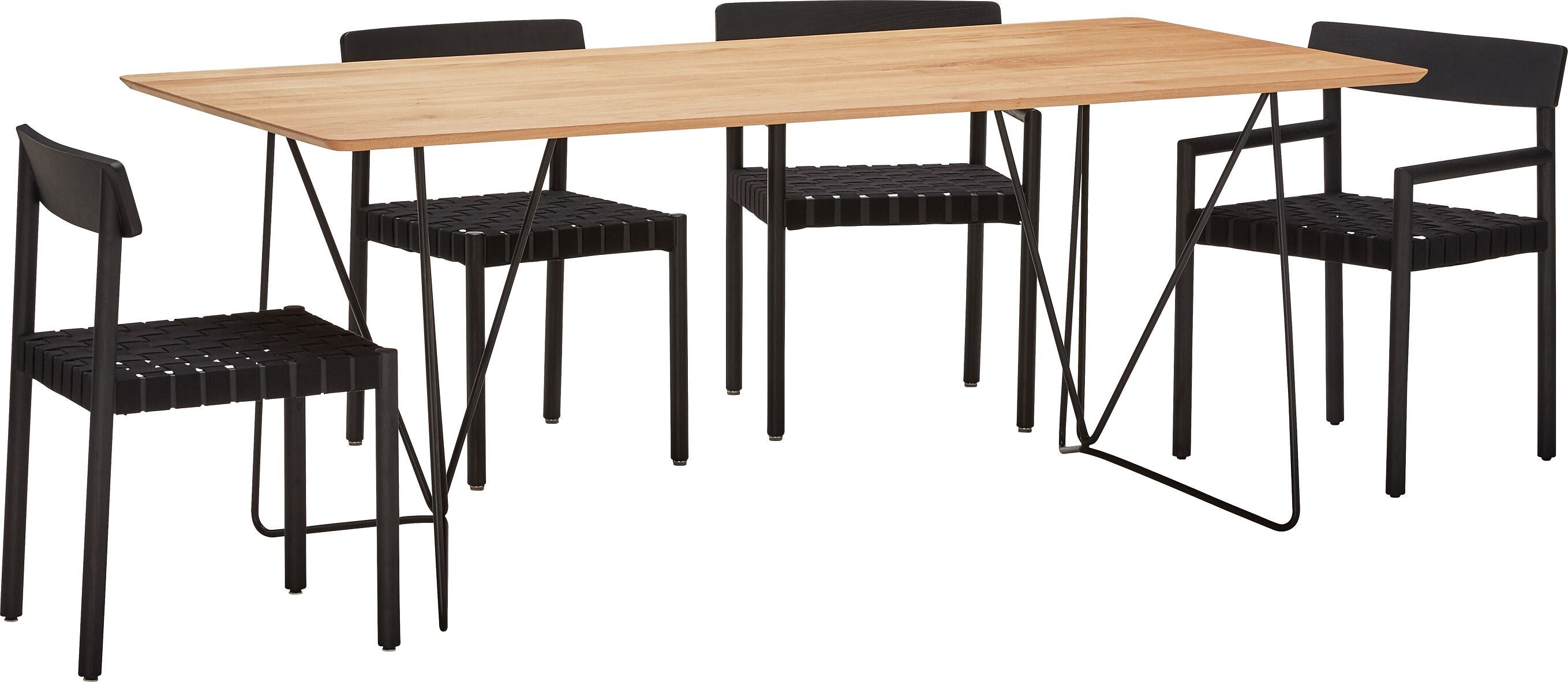 ELIANA Tisch - Eiche / B: 220.0 cm x T: 95.0 cm x H: 75.0 cm
