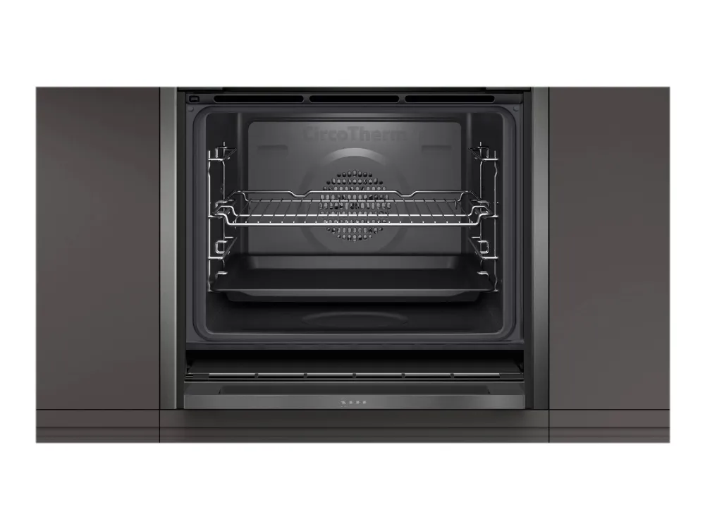 Neff N 90 B47FS26G0 - Ovn - med dampfunktion - til indbygning - Wi-Fi - niche - bredde: 56 cm - dybde: 55 cm - højde: 59.5 cm - med selv-rengøring - Klasse A  - grafitgrå
