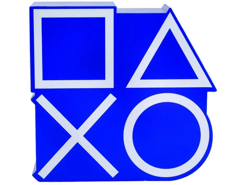 Paladone Dekoleuchte Playstation Icons 2D Batteriebetriebene Dekoleuchte im Playstation Design