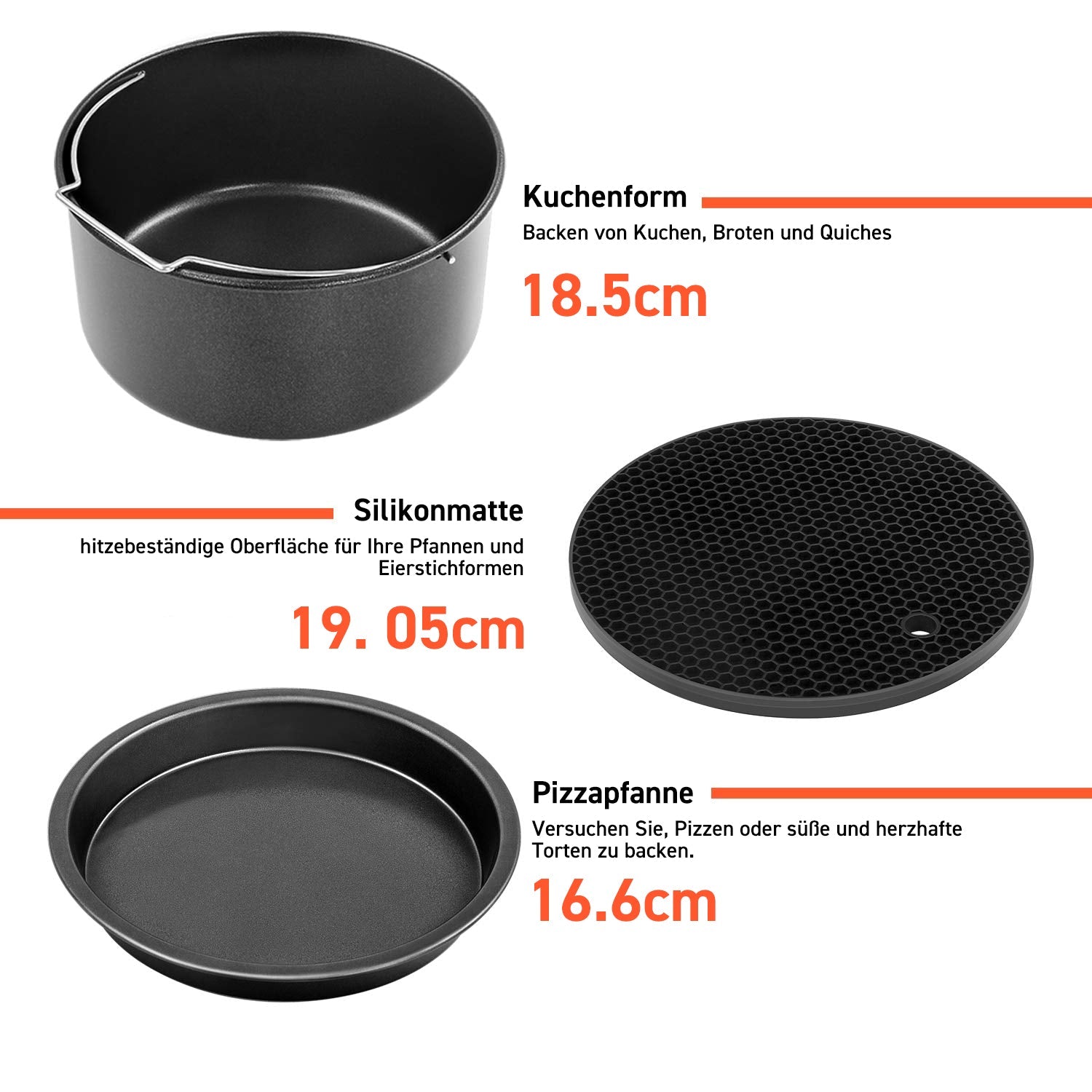 COSORI Heißluftfritteuse Zubehör 3.5-Liter Amazon