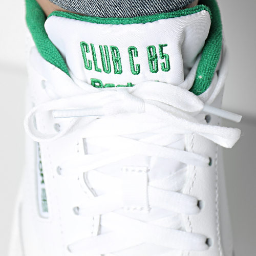 Baskets Club C 85 IE9387 Footwear White Glendale Green Solar Yellow