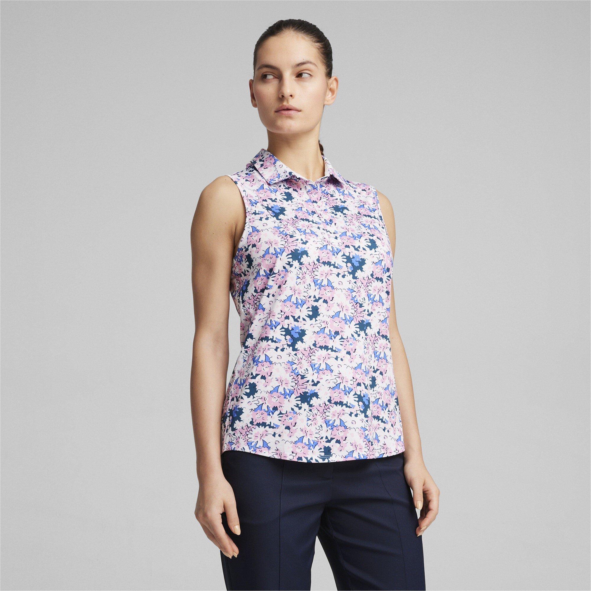 Puma Puma W Mattr Bloom Sl Polo Shirt Womens