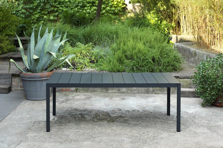 Nardi Rio Alu uitschuifbare tuintafel 210/280x100 Anthracite