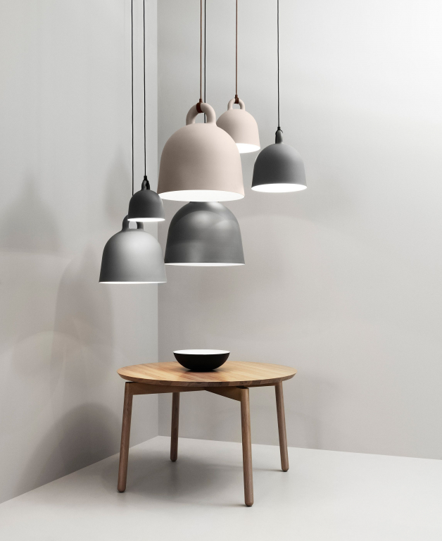 Normann Copenhagen Bell hanglamp x-small Ø22 grijs