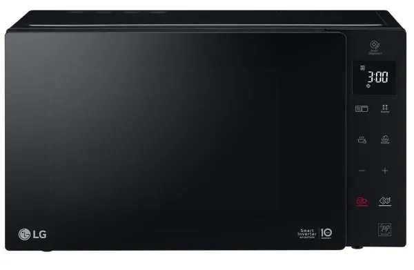 LG NeoChef MH6535GIS - Mikrobølgeovn med grill - 25 liter - 1100 W - sort