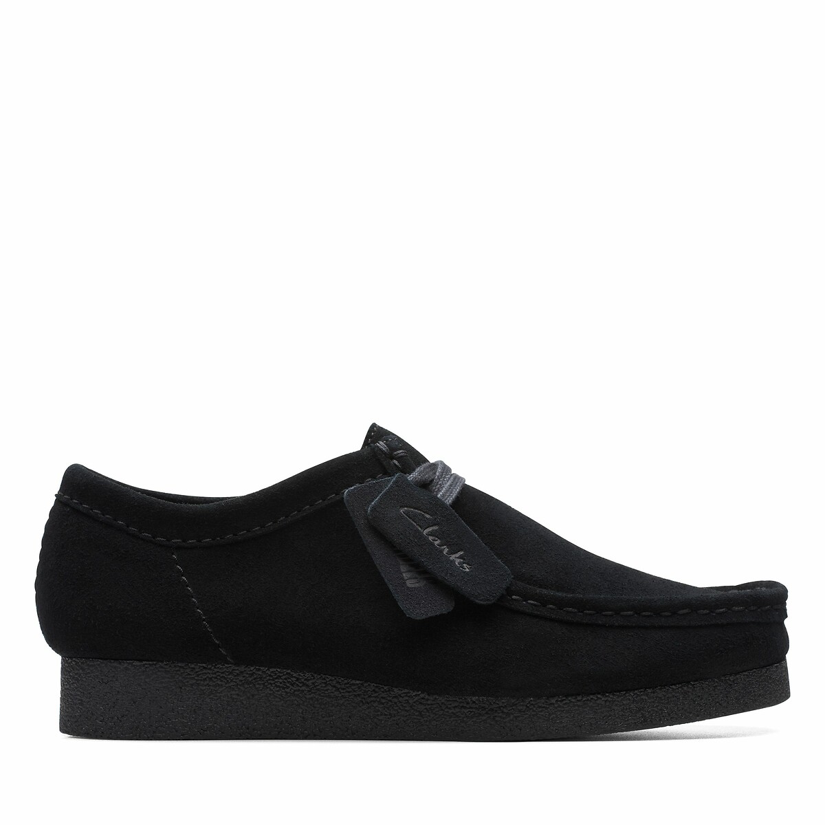 CLARKS<br>Derbies Wallabee em couro camurça
