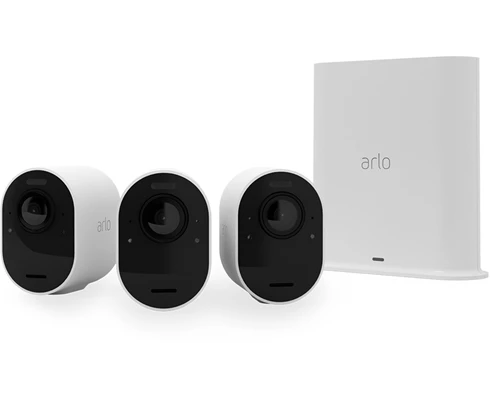 Arlo Ultra 2 spotlight camera - 3-pack Hvit