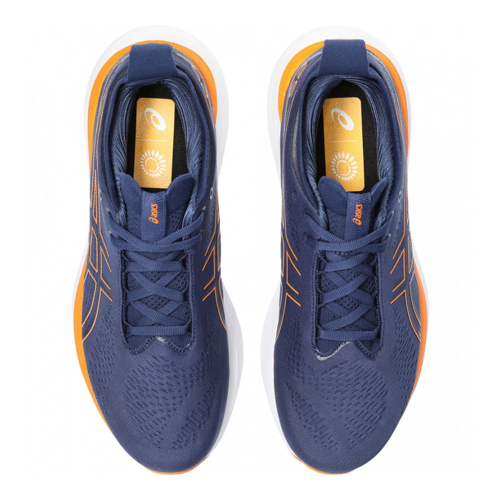 Asics GEL-NIMBUS 25 - Chaussures running Homme deep ocean/bright orange