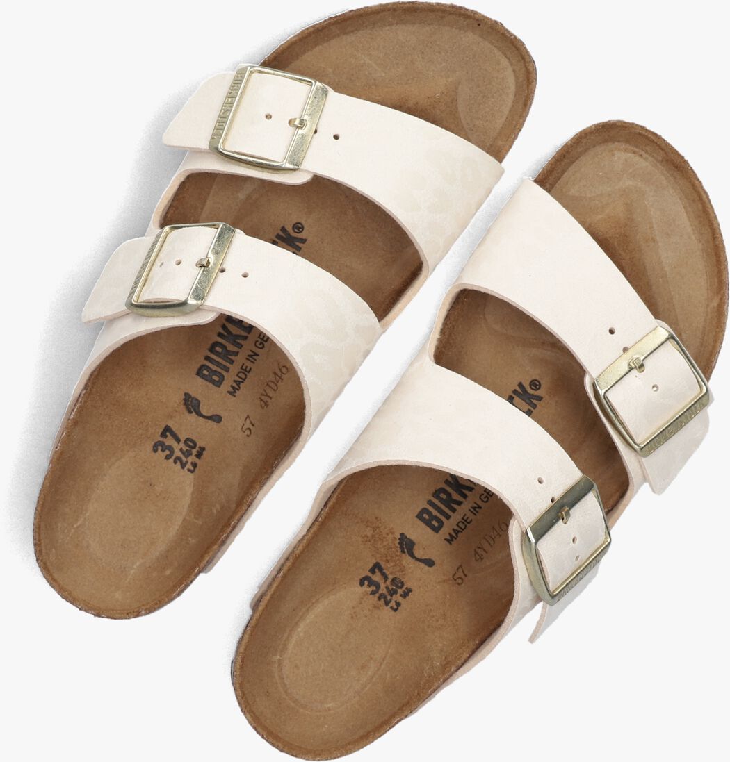 witte birkenstock slippers arizona bs