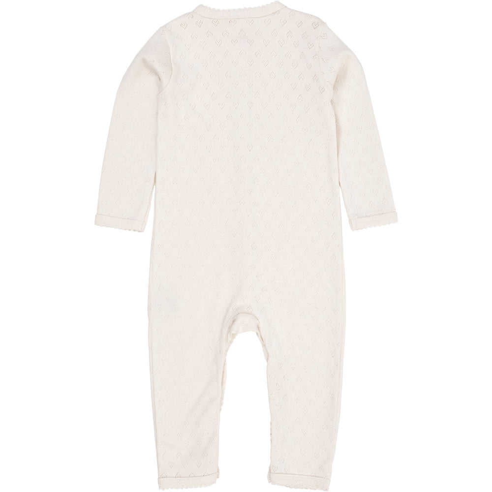 Køb COPENHAGEN COLORS Cream Pointelle Heart Full Body