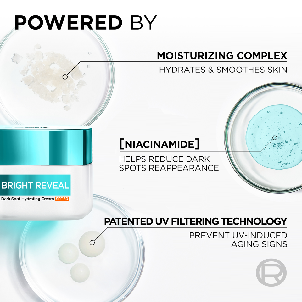 L'Oréal - Paris Bright Reveal Day Cream 50 ml - Dagcreme