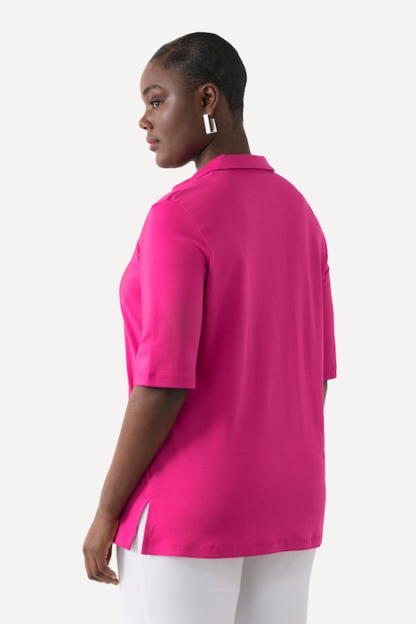 Poloshirt, A-Linie, Polokragen, Halbarm