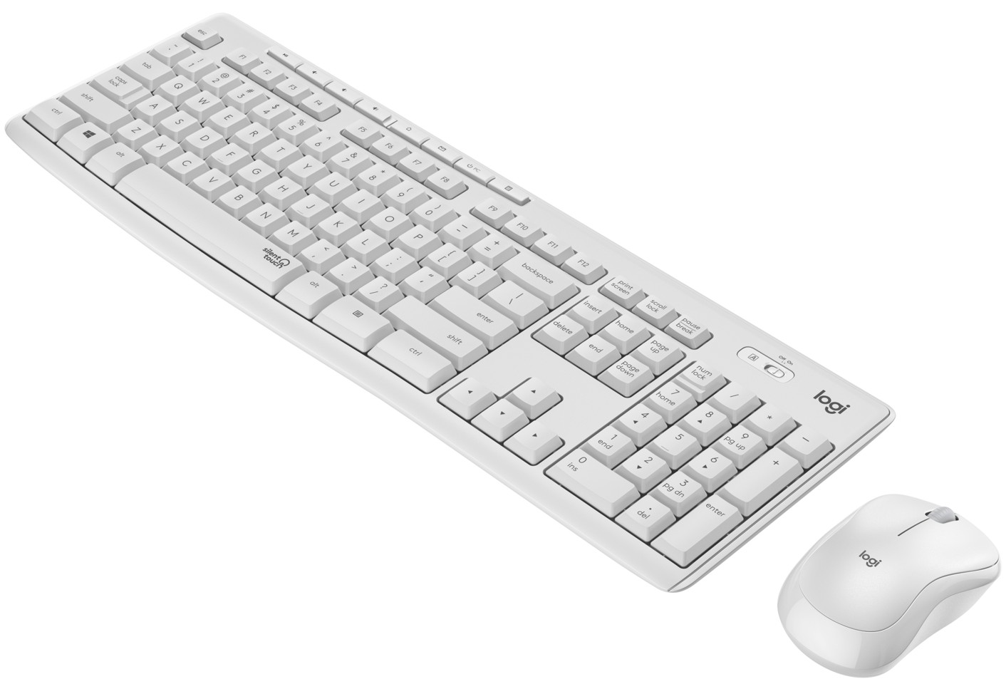Logitech - MK295 Silent Wireless Combo Keyboad & Mouse set - Nordic Layout