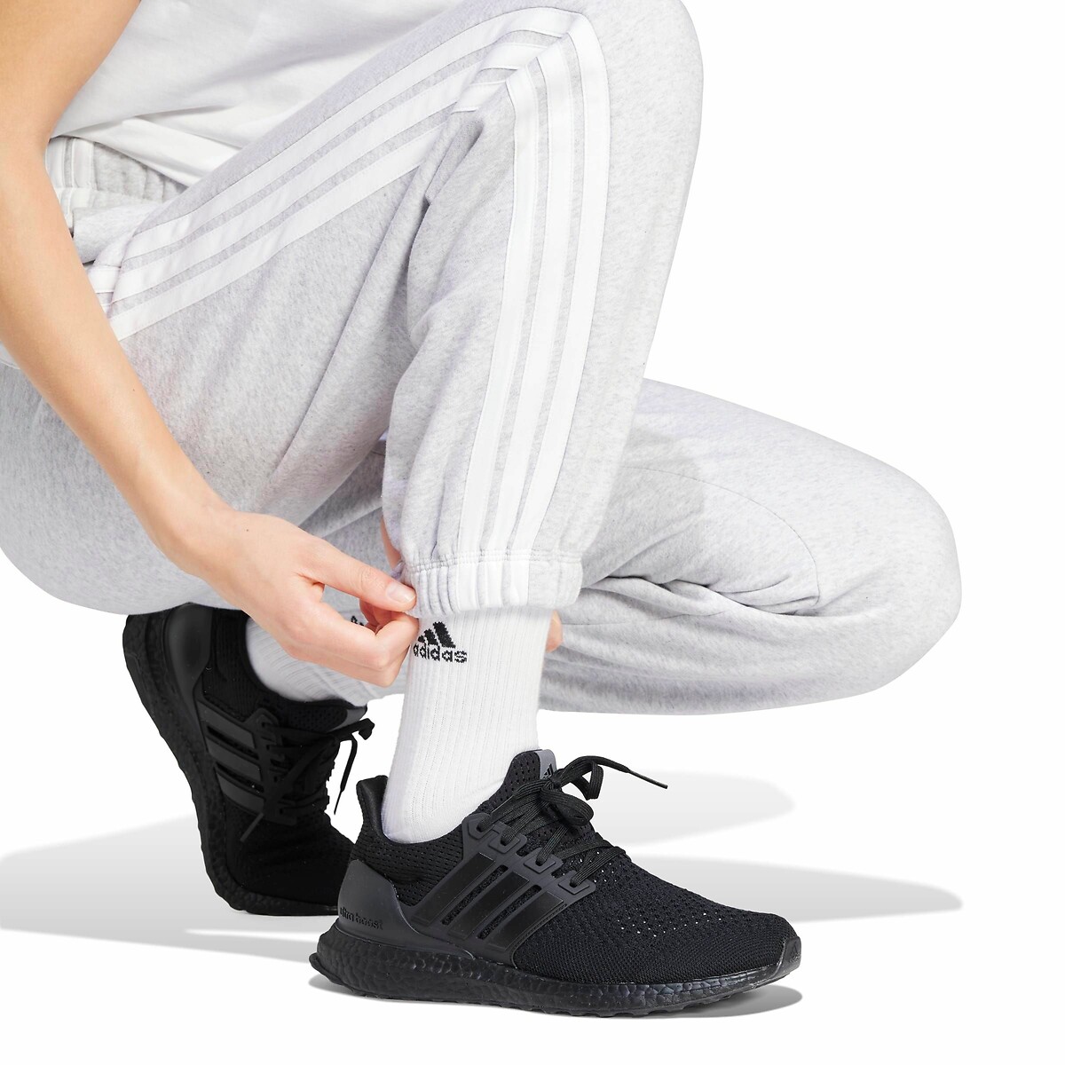 ADIDAS ROUPAS ESPORTIVAS<br>Calças Felton Essentials 3 Listras