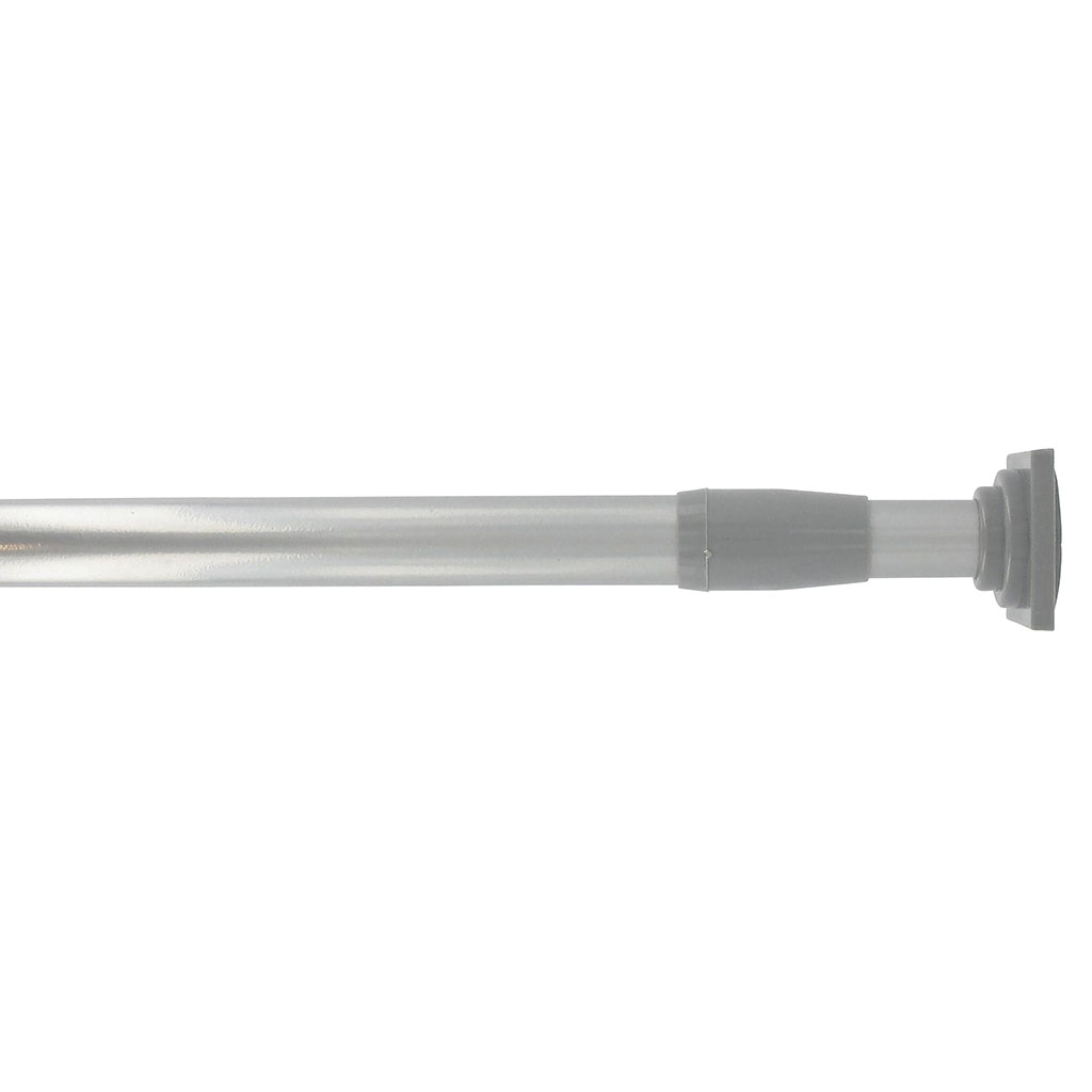 Tringle extensible entre-murs argentée 70-120cm D 22mm